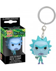 Брелок Funko Pocket POP! Keychain: Rick & Morty: Hologram Rick Clone 44746-PDQ