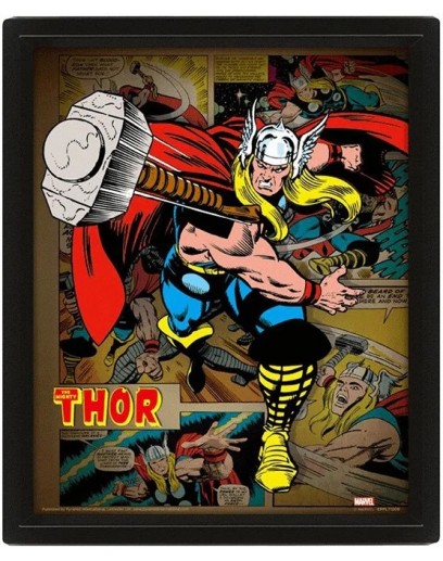 Постер 3D Marvel Comics (Thor Hammer) EPPL71209 
