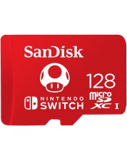 Карта памяти SanDisk microSDXC 128Gb (Mario Kart) для Nintendo Switch (SDSQXAO-128G-GNCZN)