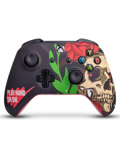 Беспроводной геймпад Xbox One "Play Hard Or Die" 