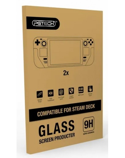 Защитное стекло PGTECH Glass Screen Protector для Valve Steam Deck (2 шт.) (GP-801) 