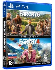 Far Cry 4 + Far Cry 5 (русская версия) (PS4)