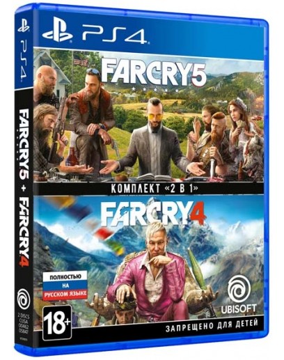 Far Cry 4 + Far Cry 5 (русская версия) (PS4) 