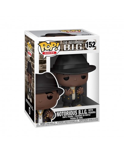 Фигурка Funko POP! Vinyl: Rocks: Biggie: Notorious B.I.G. w/Fedora 45430 