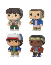 Фигурка Funko POP! 8-Bit: Stranger Things: Eleven w/Eggos/Mike/Dustin/Lucas (Exc) 4PK 63729