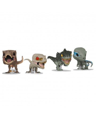 Фигурка Funko POP! Movies: Jurassic World 3: Tyrannosaurus/Atrocir./Giganotos./Velocir (Exc) 4PK 77138 