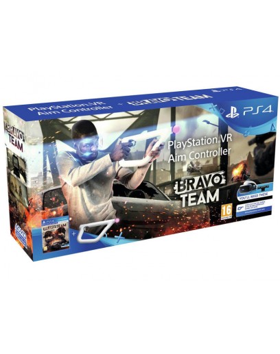 Bravo Team + Контроллер прицеливания PlayStation VR Aim Controller (PS4) 