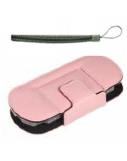 PSP сумка Slim жёсткая Genuine Leatherette Case for PSP (BH-PSP02204) розовая 