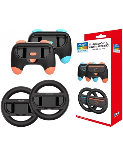 Держатели для Joy-Con 2 Dobe Controller Grip & Steering Wheel Kit (TNS-5110) (Nintendo Switch 2) 
