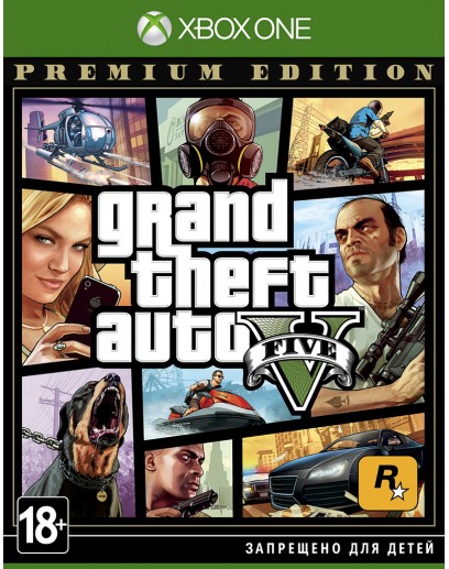Grand Theft Auto V (GTA 5) Premium Edition (русские субтитры) (Xbox One) 