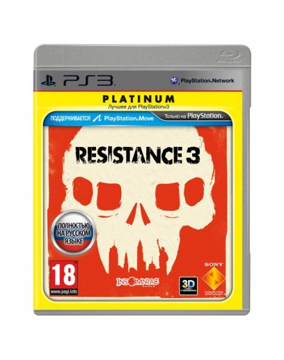 Resistance 3 (с поддержкой PS Move) (3D) (Pусская версия) (PS3) 