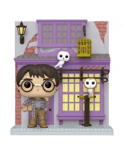 Фигурка Funko POP! Deluxe: Harry Potter: Diagon Alley Harry Potter w/Eeylops Owl Emporium (Exc) 58135 