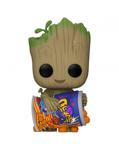 Фигурка Funko POP! Bobble: Marvel: I Am Groot: Groot With Cheese Puffs 70654 
