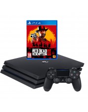 Игровая приставка Sony PlayStation 4 Pro 1 ТБ + Red Dead Redemption 2