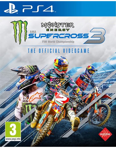 Monster Energy Supercross - The Official Videogame 3 (PS4) 