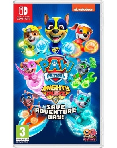 Paw Patrol: Mighty Pups Save Adventure Bay! (английская версия) (Nintendo Switch) 