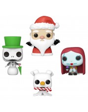 Фигурка Funko Pocket POP!: Disney: TNBC Tree Holiday Box: Snowman Jack/Zero/Sally/Sandy (Exc) 4PK 73911