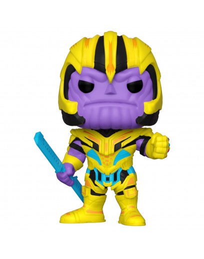 Фигурка Funko POP! Bobble: Marvel: Avengers Endgame: Thanos (Black Light) (Exc) 57926 