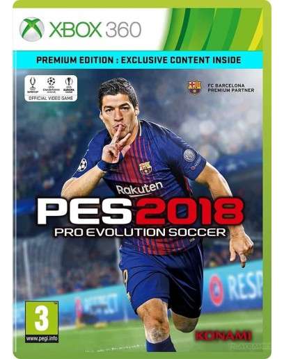Pro Evolution Soccer 2018 (Русские субтитры) (Xbox 360) 