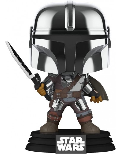 Фигурка Funko POP! Bobble: Star Wars: Mandalorian: Mandalorian with Darksaber (GW/MT) (Exc) 58797 