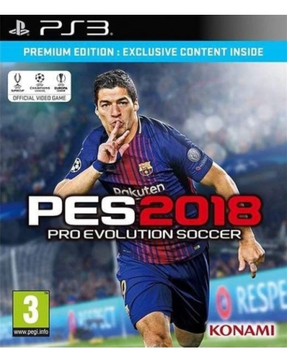 Pro Evolution Soccer 2018 (PES 2018) (русские субтитры) (PS3) 