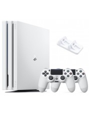 Игровая приставка Sony PlayStation 4 Pro 1 ТБ White + Джойстик + Зарядное устройство