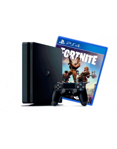 Игровая приставка Sony PlayStation 4 Slim 500 ГБ (Black) + Fortnite 