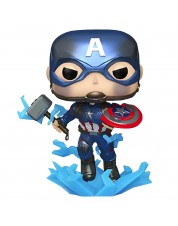 Фигурка Funko POP! Bobble: Marvel: Avengers Endgame: Captain America w/Hammer (GW) (MT) (Exc) 68656