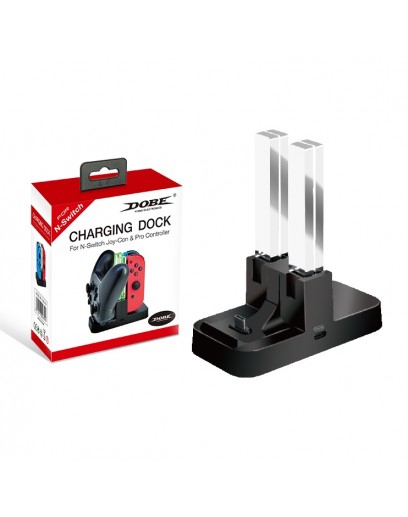 Зарядная станция Dobe Charging Dock для Joy-con + Pro Controller (TNS-879) 