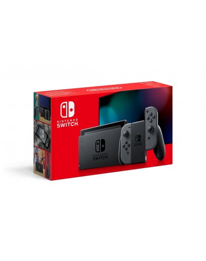 Игровая приставка Nintendo Switch (Серый) Обновленная версия 