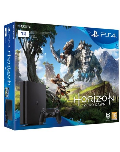 Игровая приставка Sony PlayStation 4 Slim 1 ТБ (Black) + Horizon 