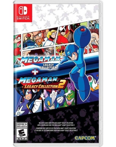 Mega Man Legacy Collection 1+2 (русские субтитры) (Nintendo Switch) 