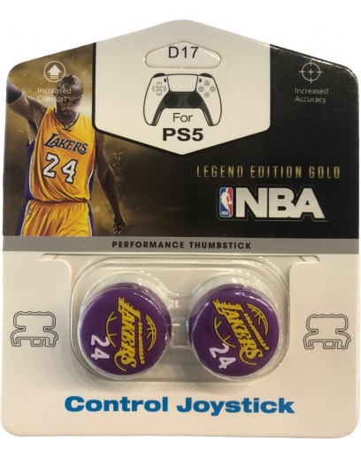 Насадки на стики Thumbstick NBA Lakers Kobe Bryant 24 (Purple) (PS4 / PS5) 