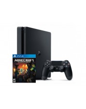 Игровая приставка Sony PlayStation 4 Slim 500 ГБ (Black) + Minecraft