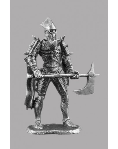Фигурка оловянная Нитраль – воин “Дикой охоты” из игры “Ведьмак 3” (Wh-07 РН) 
