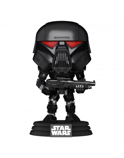 Фигурка Funko POP! Bobble: Star Wars: Mandalorian: Dark Trooper (Battle) 58289 