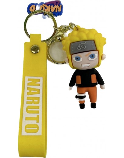 Брелок для ключей Naruto Uzumaki, 7 см черный 