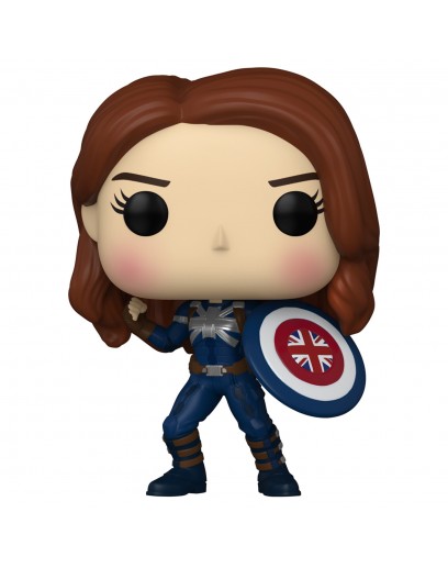 Фигурка Funko POP! Bobble: Marvel: What If: Captain Carter Stealth Suit 58653 