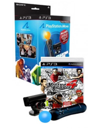 PlayStation Move: Starter Pack + Virtua Tennis 4 (PS3) 