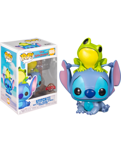 Фигурка Funko POP! Vinyl: Disney: Lilo & Stitch: Stitch w/Frog (Exc) 51795 