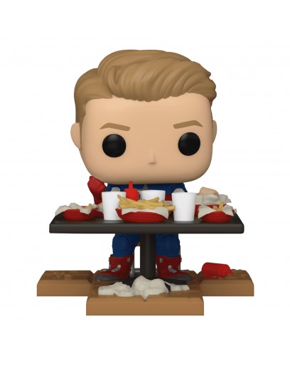 Фигурка Funko POP! Deluxe Bobble: Marvel: Captain America Shawarma (Exc) 54897 