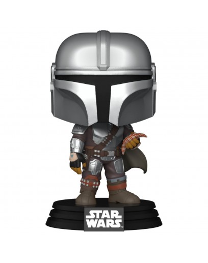 Фигурка Funko POP! Bobble: Star Wars: Book of Boba Fett: Mandalorian w/pouch 68654 