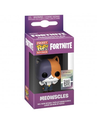 Брелок Funko Pocket POP! Keychain: Fortnite: Meowscles 53749-PDQ 