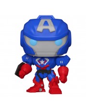 Фигурка Funko POP! Bobble: Marvel: Avengers Mech Strike: Captain America 55233