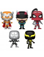 Фигурка Funko POP! Bobble: Marvel: YS Spiderman (Amazon Exclusive) 5PK 62281