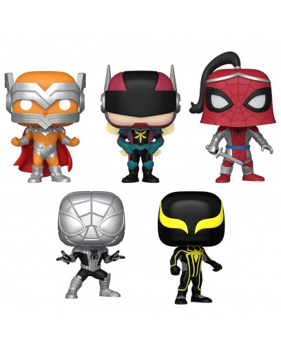Фигурка Funko POP! Bobble: Marvel: YS Spiderman (Amazon Exclusive) 5PK 62281 