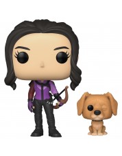 Фигурка Funko POP! TV: Bobble: Marvel: Hawkeye: Kate Bishop w/Lucky the Pizza Dog 59481