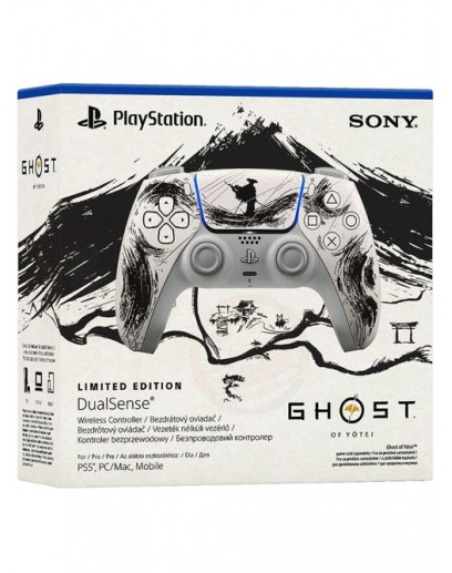 Беспроводной геймпад Sony DualSense PS5 Ghost of Yotei Limited Edition Black 