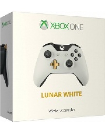 Беспроводной геймпад lunar white белый/золотой (Xbox One) 