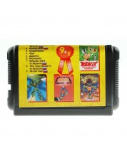 Игровой картридж для Sega Сборник 9 в 1 (русская версия) (SimpsB+Asterix+..)